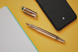 elegancki zestaw pismienniczy w etui